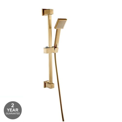 Noveua Mayfair Square Slide Rail Kit Brushed Brass